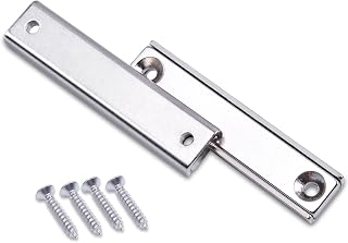Super Strong Neodymium Rectangular Pot Magnets, 66lbs Pulling 60x13.5x5mm Rare Earth Magnets Industrial Strength with Countersunk Hole and Screws, for Wall Mounting, Tool Room, Pack of 2