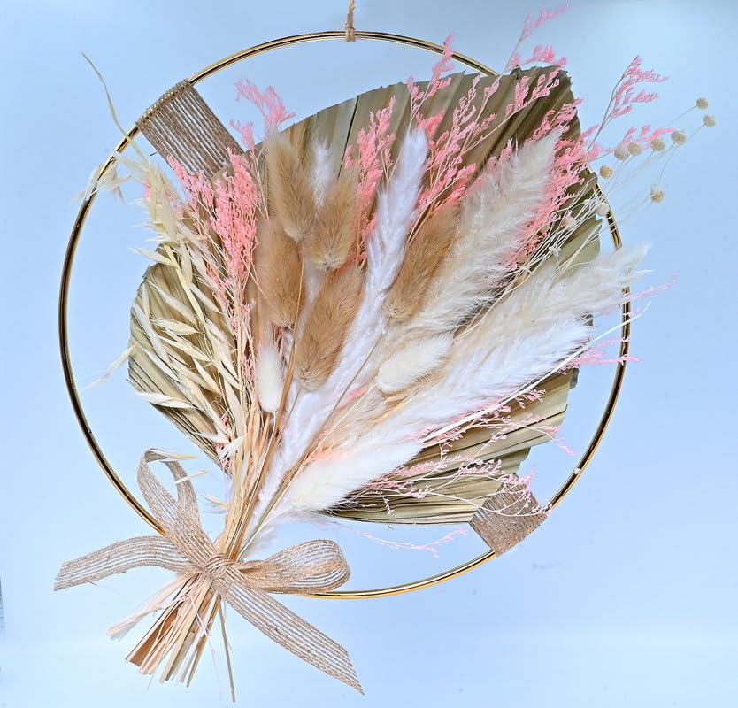 Image of Cortina Artificial Flowers for Decoration | Aesthetic Room Decor, Home Decor, Living Room Decor & Bedroom Decor | Artificial Flower Wall Decor | Great for Gifting - Pink - 35x2x35 CM