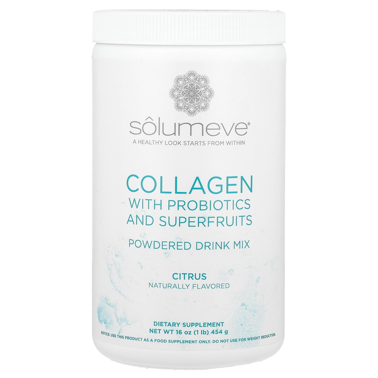 Collagen with Probiotics and Superfruits, Powdered Drink Mix, Citrus, 16 oz (454 g)