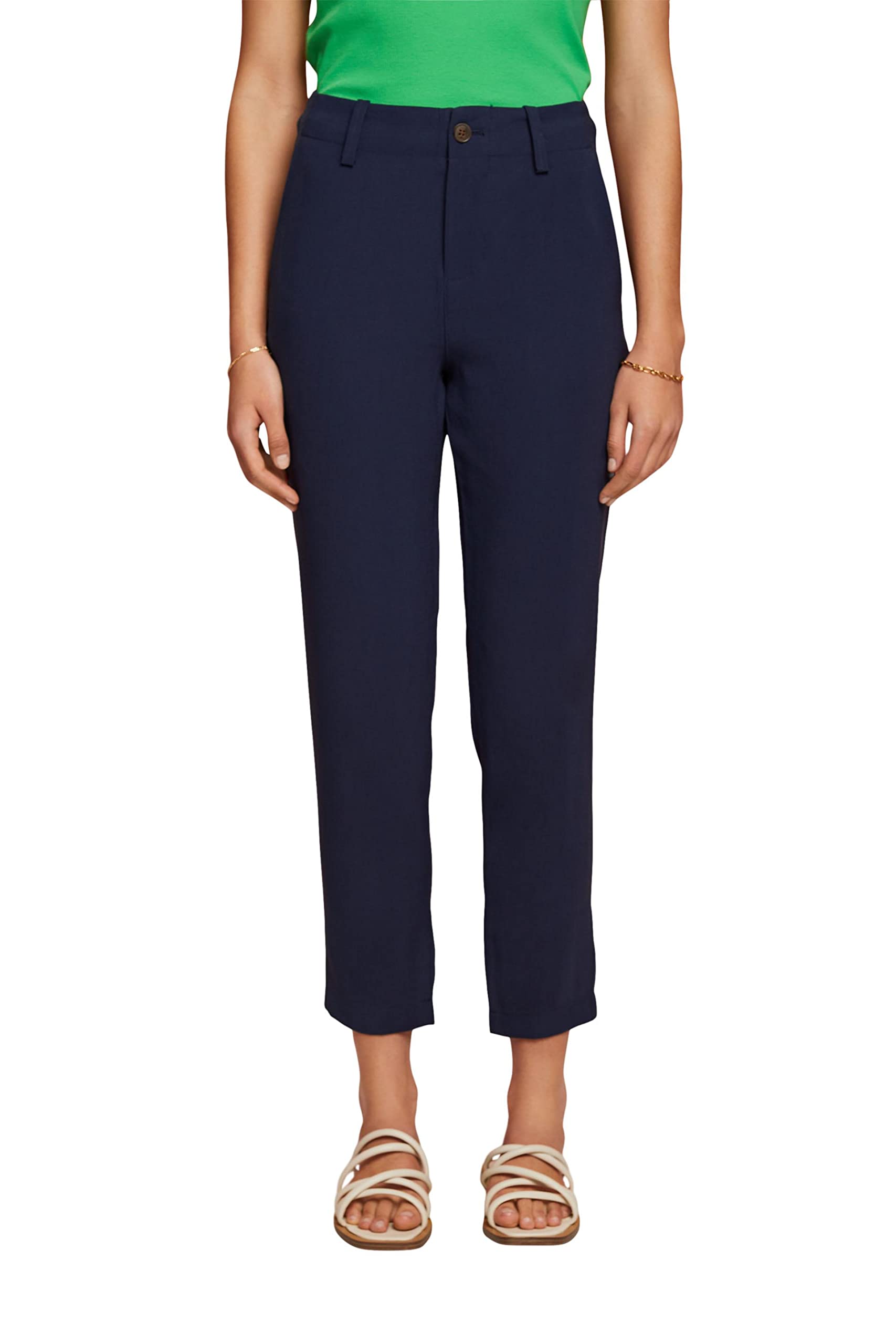 Esprit Women's Trousers, 400/Navy, 38W x 28L