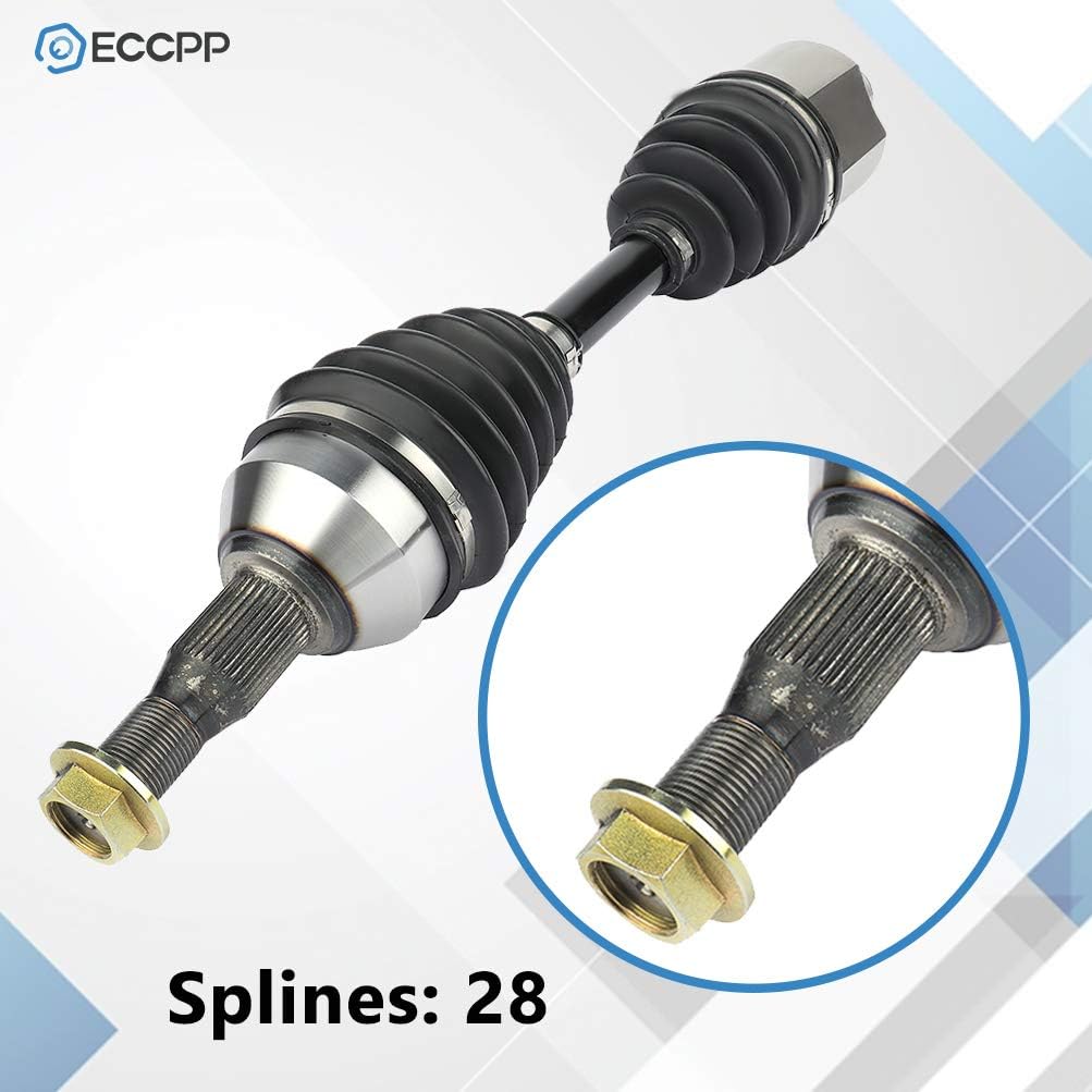 ECCPP CV Axle Shaft Assembly fit for 1997-2008 for Buick for Chevrolet for Oldsmobile Century Park Avenue Allure LaCrosse Lucerne LeSabre Impala 3.1L 3.8L 3.6L 3.4L 3.5L 3.9L Front Left NCV10235