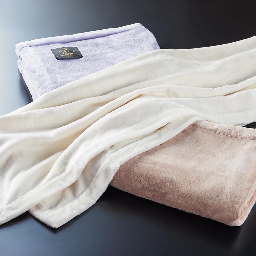 Amazon.com: Soft and light silk blanket Silk Aura made in Japan