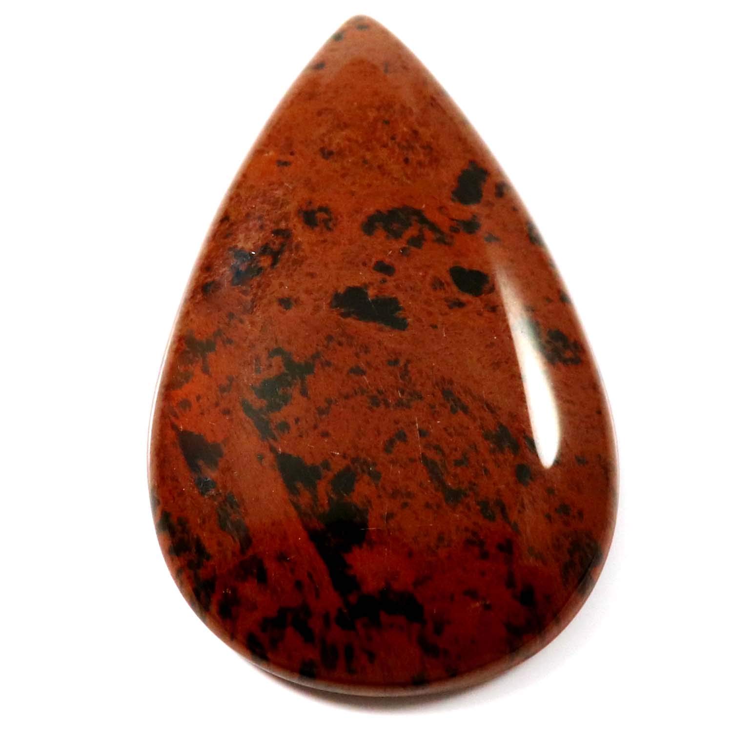 Mahogany Obsidian Pear Cabochon Natural Meditation Healing Gemstone 50.4cts QY29-image-25