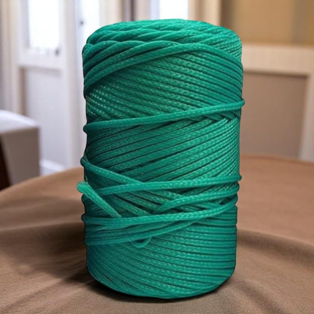 Petalzone Nylon Rope 120 Meters UV Coated 3mm Thickness for Shade Net Stitching Creeper Nets Making and Gardening Purpose (Pack of 1)-image-28
