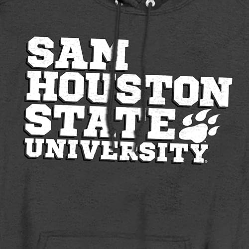 Miniatura 2 de Sam Houston State University Sudadera con capucha unisex con texto en bloque oficial para adultos