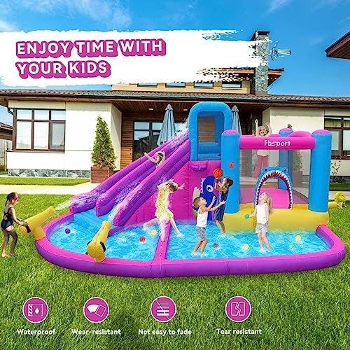 bouncy castle with pump extra large bouncy castle with slide 545 x 365 x 218 cm children's inflatable bouncy castle for children - Image 3
