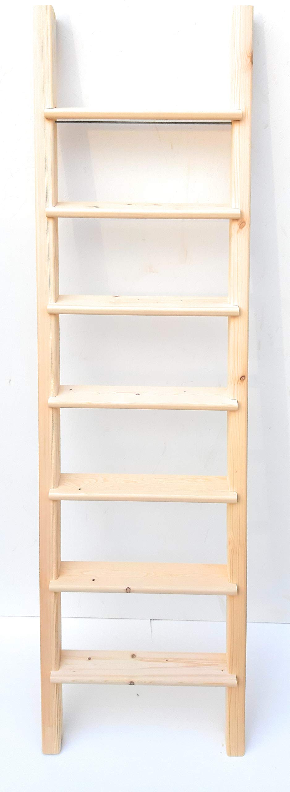 Scala scaletta per soppalco,letto a castello in legno naturale (Altezza cm 150)