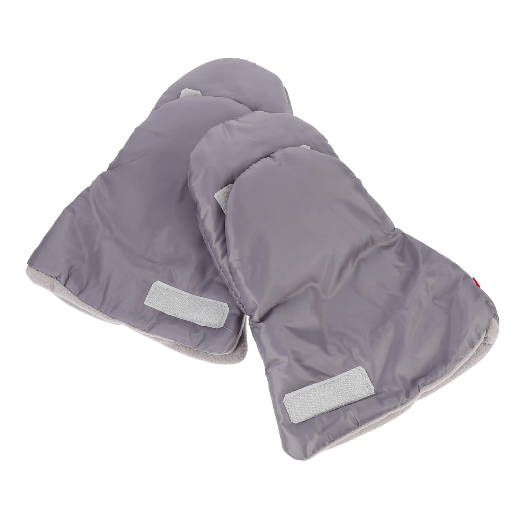 Holibanna Thick Fingerless Gloves Winter Cycling Thermal Windproof Stroller Gloves for Cold Weather