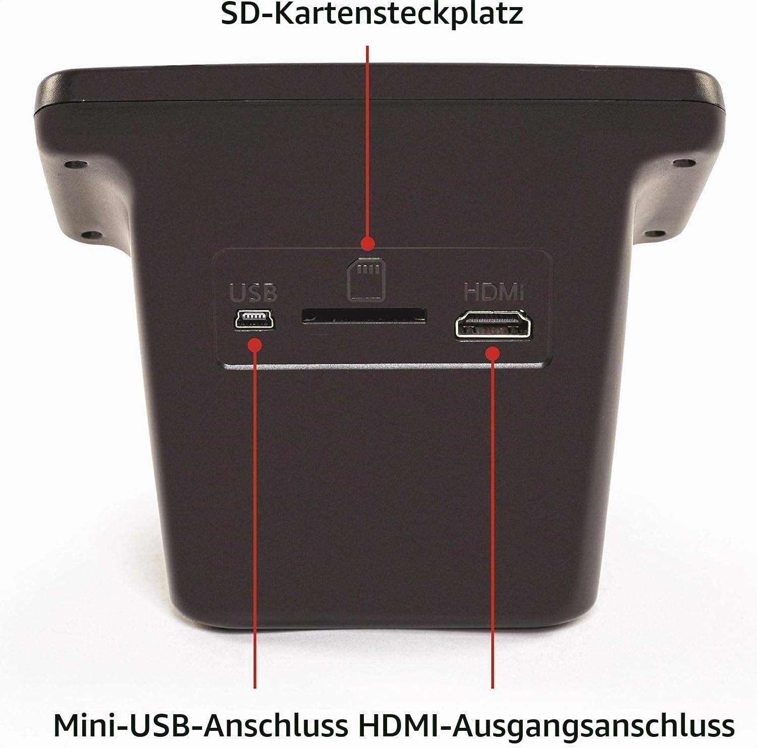 Magnasonic All-in-One 24MP-Filmscanner mit 5"-Display & HDMI, konvertiert 35mm/126/110/Super 8-Filme & Dias in Digitale Fotos, FS71