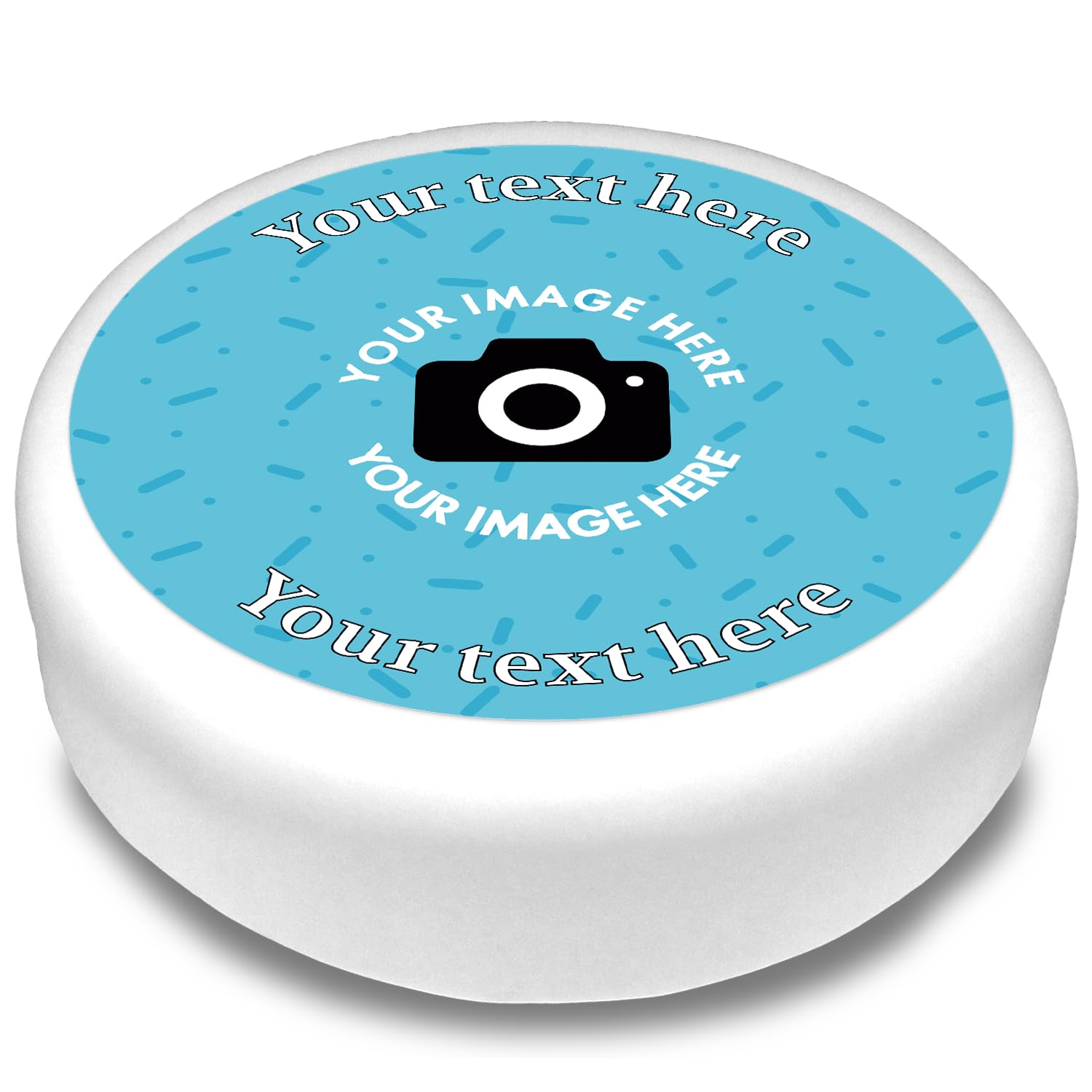 Sponsored Ad – Cakeshop Round Personalised Fully Customisable Edible Cake Topper | Custom Image & Text | For Birthdays & Celebrations | Multiple Shapes & Sizes | Icing & Wafer Paper Options