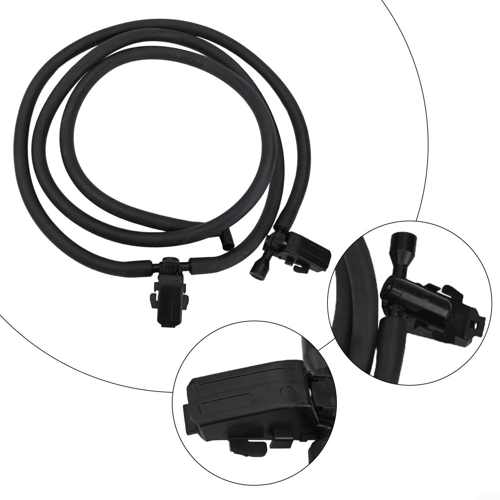 Per Mercedes W169 W245 Getti di lavaggio anteriore e tubo flessibile montaggio diretto ugello parabrezza montaggio con tubo per Classe A Classe B 2004-2012 parte di ricambio