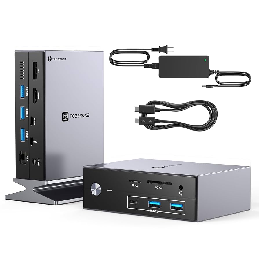 Amazon.com: TobenONE Thunderbolt 4 Dock with Power Adapter