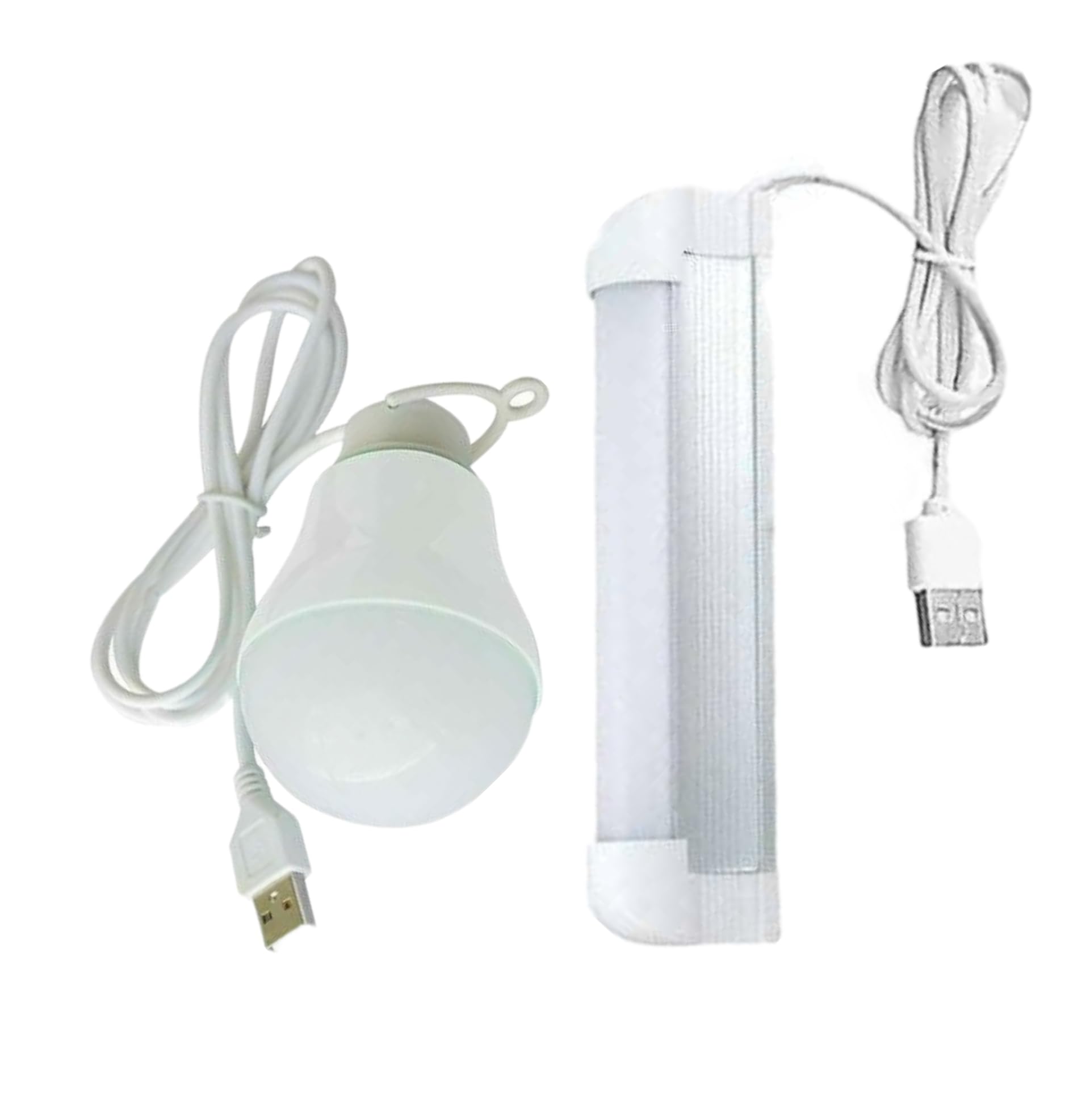 icall Portable USB LED Tube Light-10 inch with High Brightness Cool Day Light for Small Rooms Petty Shops Car Indoor Mini Light Straight Linear LED Tube Light 1M Wire & USB Wire Bulb-image-18