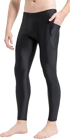 Pantalon Serré (legging) Technique Bleu UPF 50+ - Séchage Rapide Pour Natation, Surf, Fitness