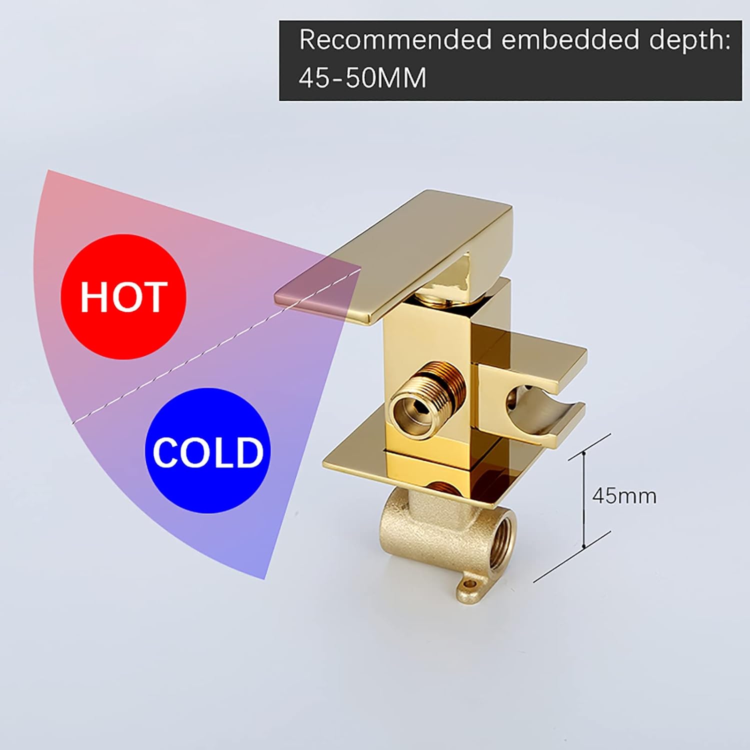 Handheld Bidet Sprayer for Toilet, Titanium Gold Brass Bathroom Cloth Diaper Sprayer Set with Cold and Hot Water, Wall Mounted Toilet Bidet Sprayer Kit for Feminine Hygiene, Bathing Pets