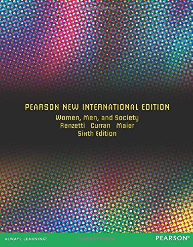 Women, Men, and Society: Pearson New International Edition