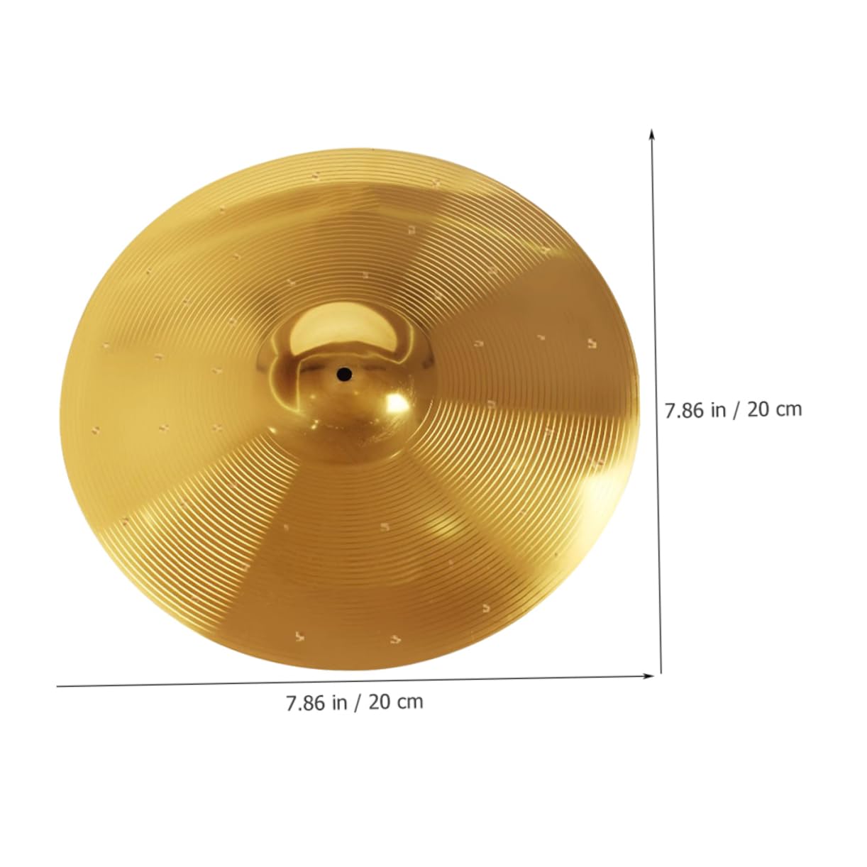 Levemolo Music Instrument Drum Cymbal Set Metal Hi-hats and Crash Cymbals for Practice