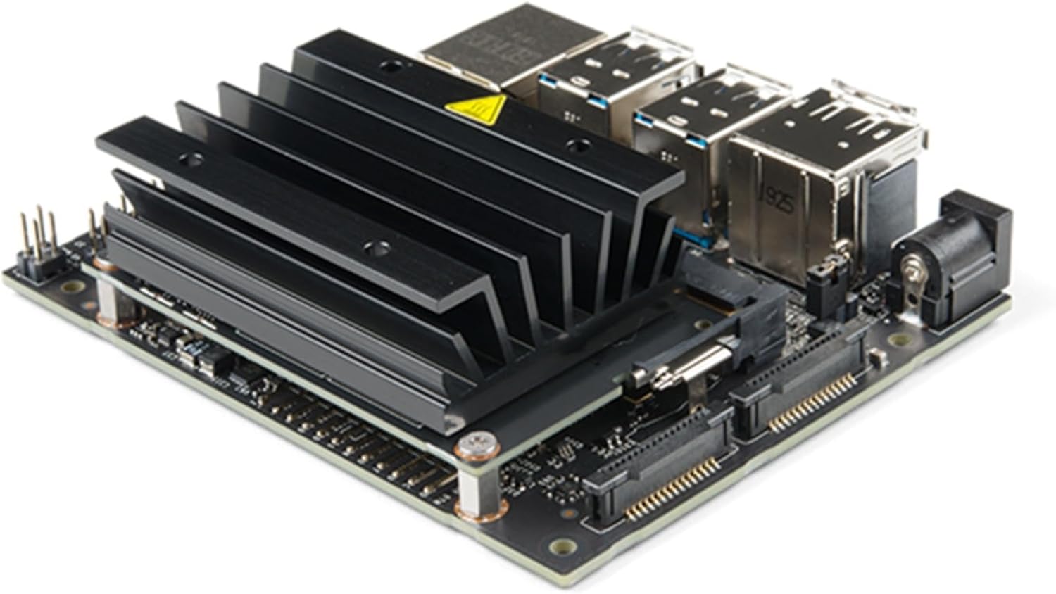 Jetson Nano Developer Kit, Onboard 16GB EMMC,Support SD Card SSD Extensions for AI Machine Learning(Heat Sink Version)