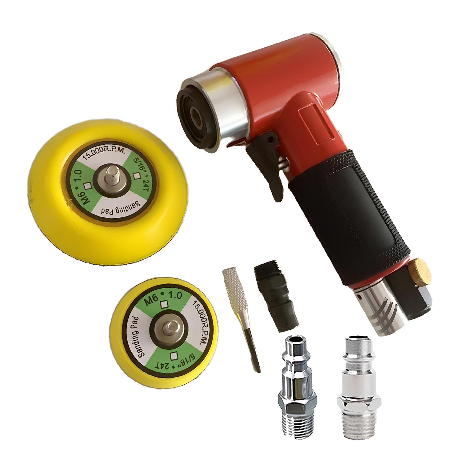 Zbiianxer C Professional Air Powered Orbital Sander 1 2 3 Inch Multifunctional Size Polisher For Auto Detailing And Furniture Refinishing Ar Polishing Tool