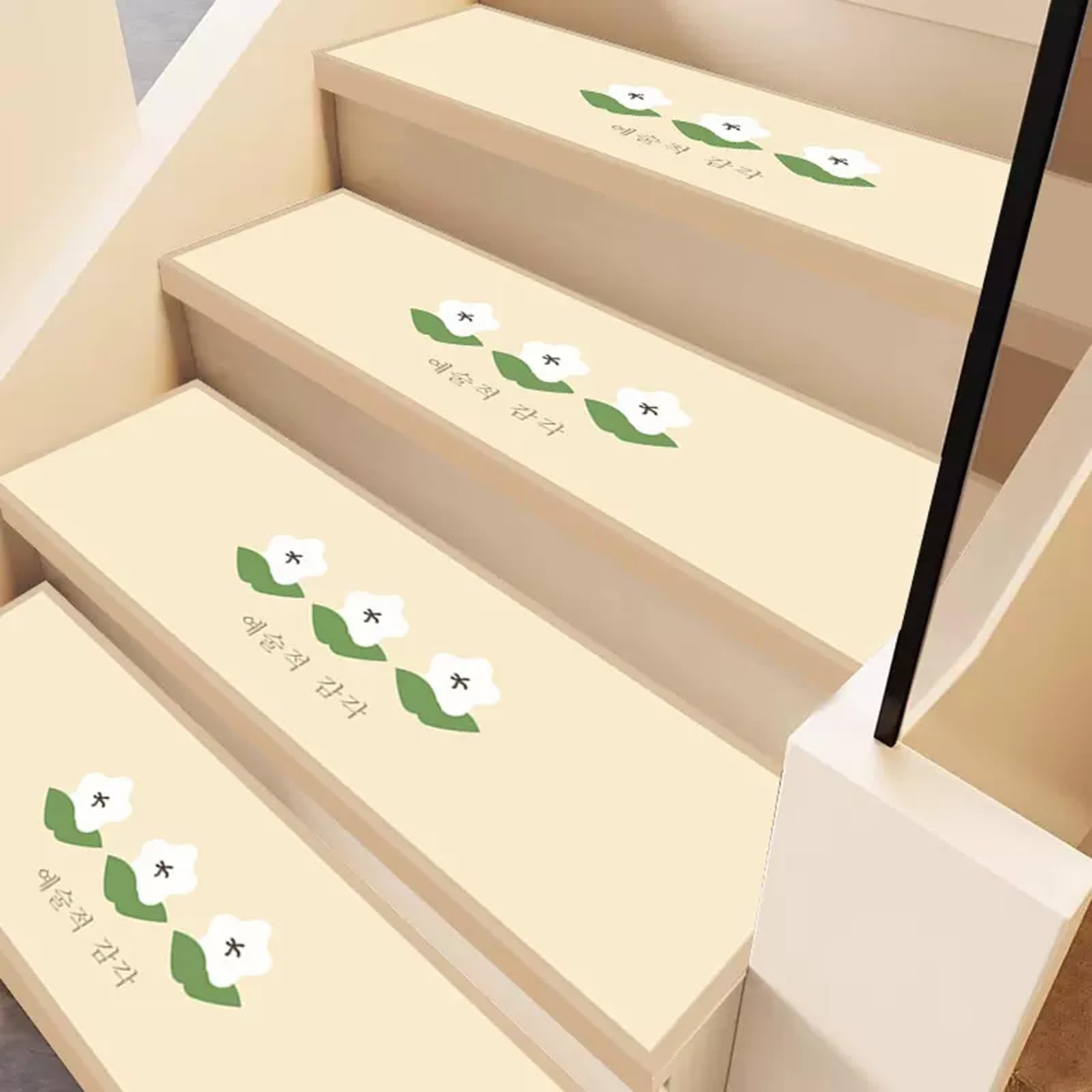 Lorxilar Non Slip Stair Mats for Wooden Stairs Bullnose Carpet Stair Treads Indoor for Kids Elders & Pets