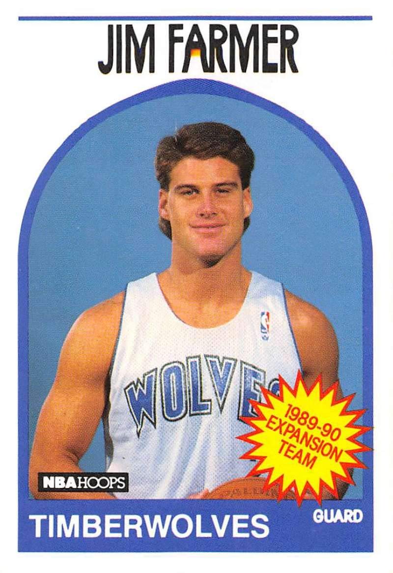 Amazon.com: 1989-90 Hoops Basketball #334 Jim Farmer Minnesota