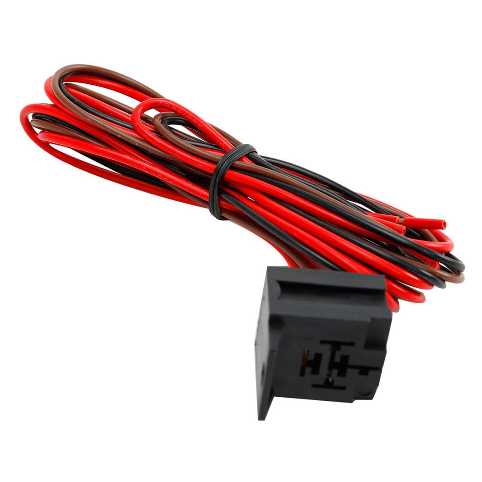 Kit Ventilatore Elettrico Termostato Regolabile con Sonda Temperatura E Cablaggio Auto 12V Multifunzionale Adatto a Camion Auto