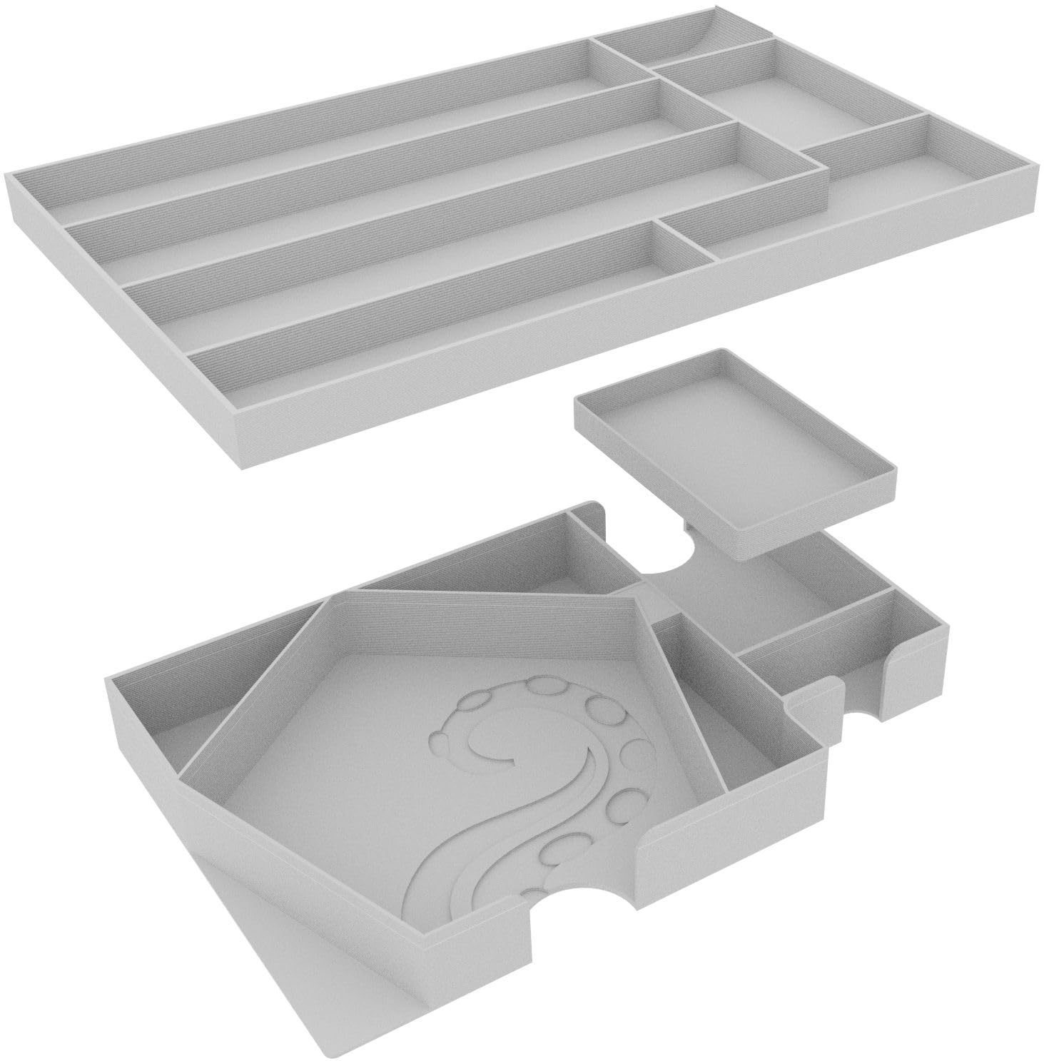 Feldherr Organizer compatible with Tiny Epic Cthulhu - Insert for core game box - suitable for Standard and Deluxe Edition + Astral Artifacts - Fast game setup - Better overview — image 1