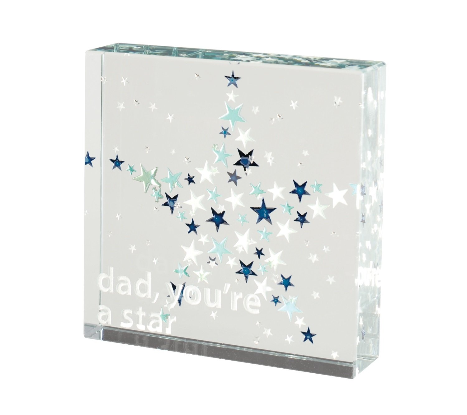 Spaceform London Medium Paperweight Dad, You're A Star