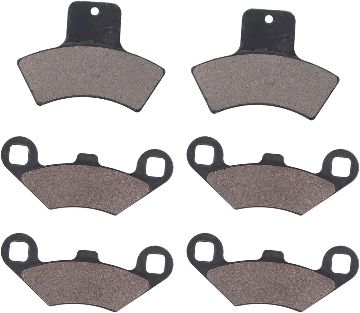 MOTOKU Front & Rear Brake Pads for Sportsman 500 4x4 HO Scrambler 400 Trail Blazer 250