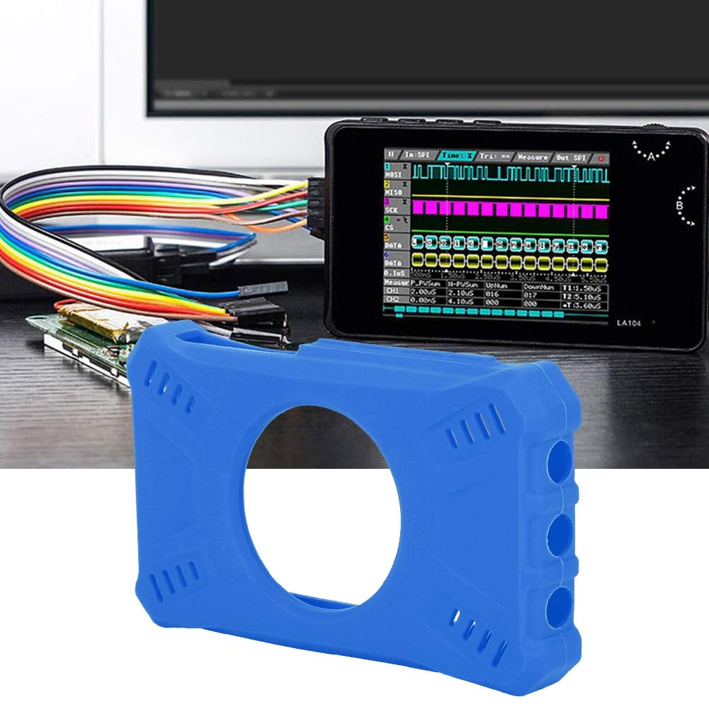Oscilloscope Silicone Case Silicone Case for Oscilloscope Machine Instrument Accessory (Blue)