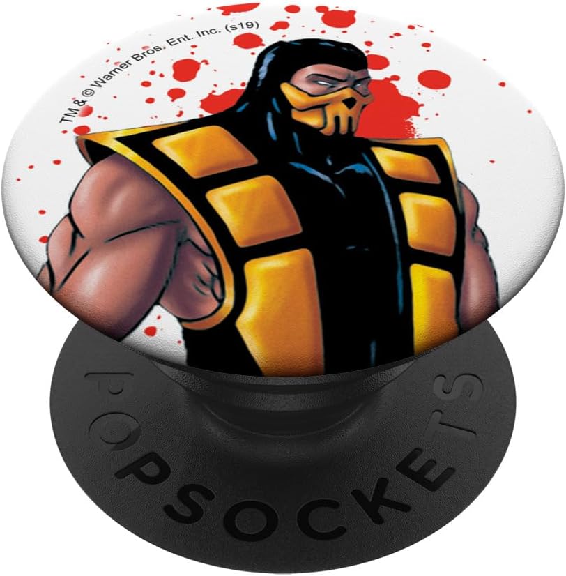 Mortal Kombat Klassic Scorpion Character PopSockets MagSafe PopGrip for iPhone