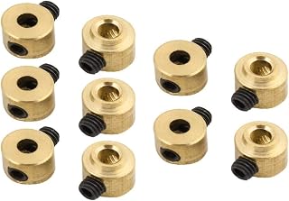 New Lon0167 10pcs 2.5mm Featured RC Airplane Landing reliable efficacy Gear Wheel Collars 6.5mmx5.5mm w Screw(id:ce2 51 67 e3a)