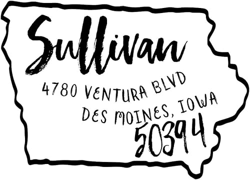 Miniatura 16 de Sello de dirección de devolución de Texas - Sello autoentintado del estado de Texas