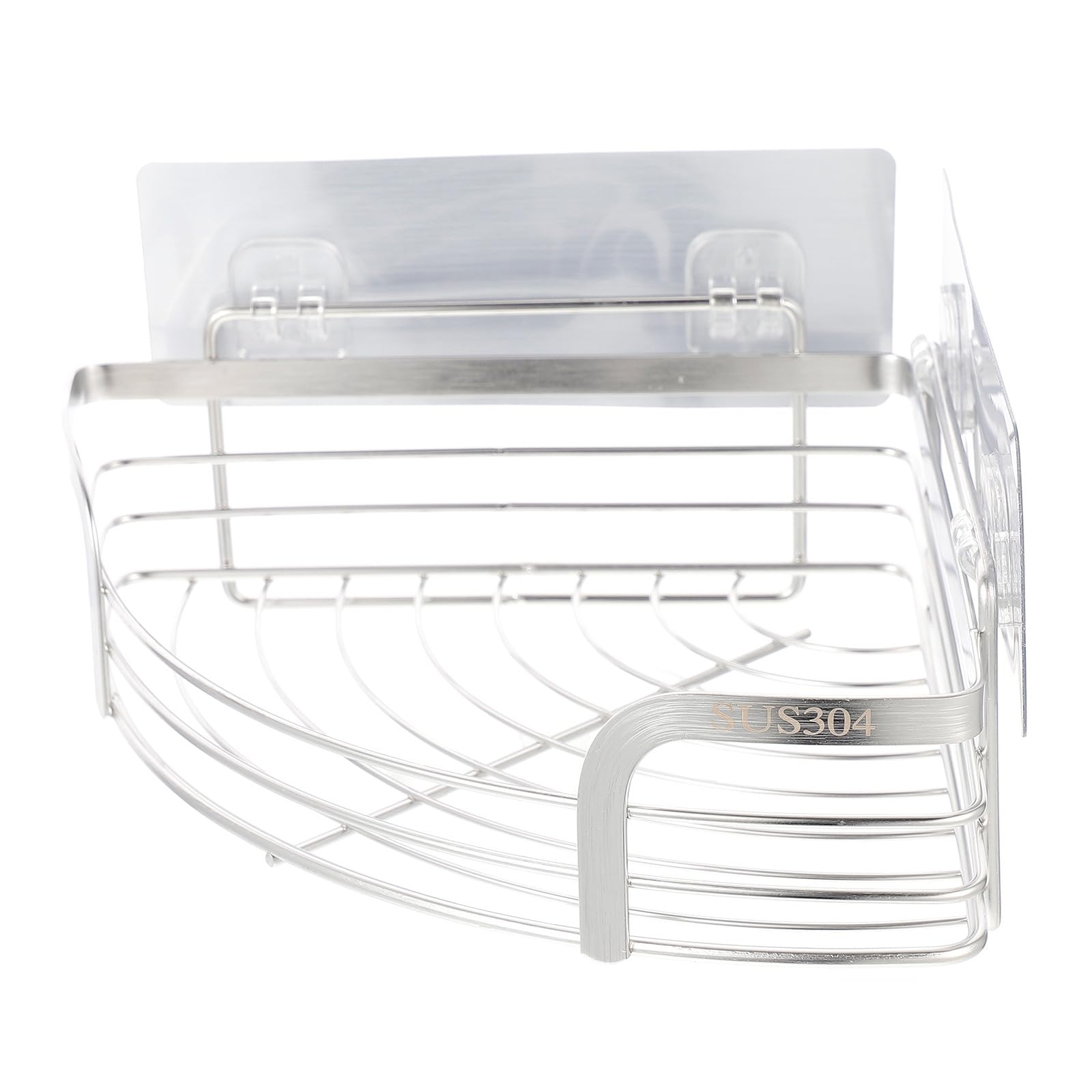 Didiseaon Organizador de Ducha de Acero Inoxidable 304 sin Taladro con Diseño Adhesivo y Gancho para Baño, Estantería de Esquina para Almacenamiento Práctico y Duradero