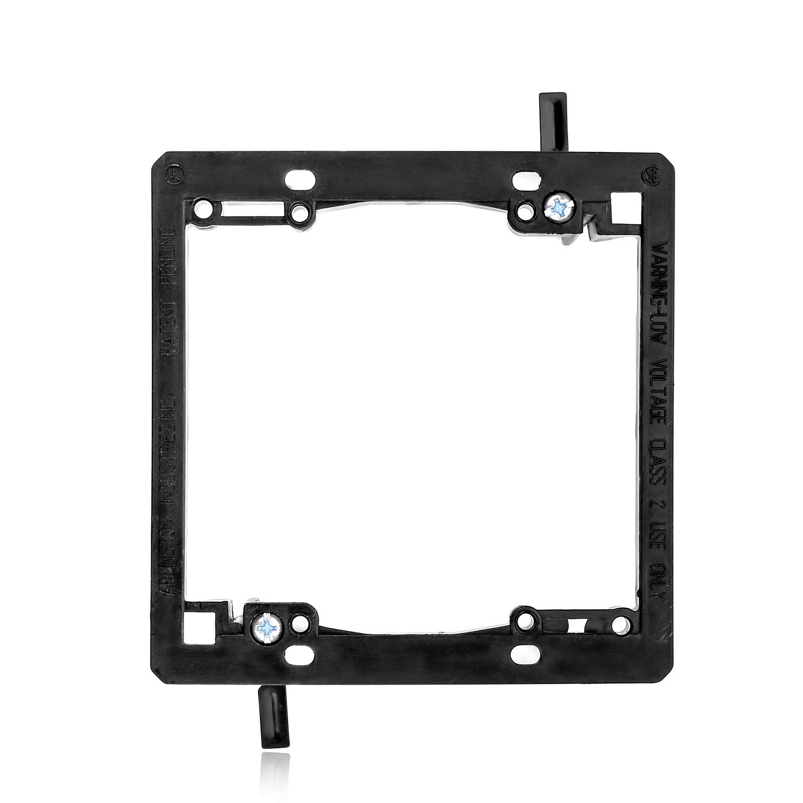 Mxtechnic Plaque Murale Avec Brosse Style Déco, Insertion De Câble Pour Fils, Sangle D'accès Simple Pour Câble, Prise Murale Pour HDTV, HDMI, Câbles Muraux (4 Plaques + Kit, Simple Gang Blanc