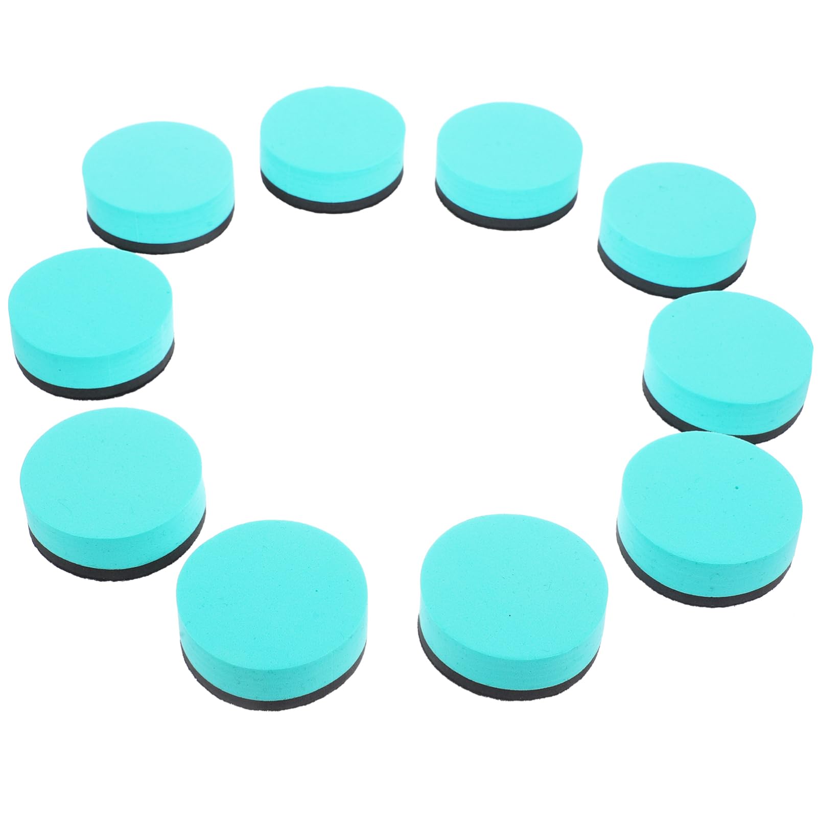 Angoily 30 Pack Magnetic Whiteboard Erasers 1.97 Inch Dry Felt Cleaning Tools for Classroom and Office Use Reusable Whiteboard Wipes for Easy Erasing