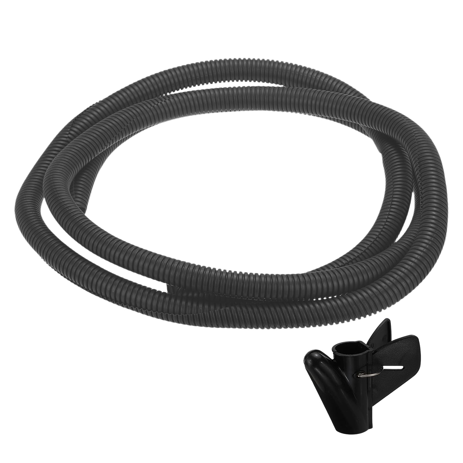 sourcing map Split Wire Loom Tubing 3/4"(20mm) ID 10FT(3.0m) with Installation Tool, Heat & Cold Resistant -40F to 257F Plastic Flexible Conduit Cord Protector for Electrical Wires Cable, Black — image 1