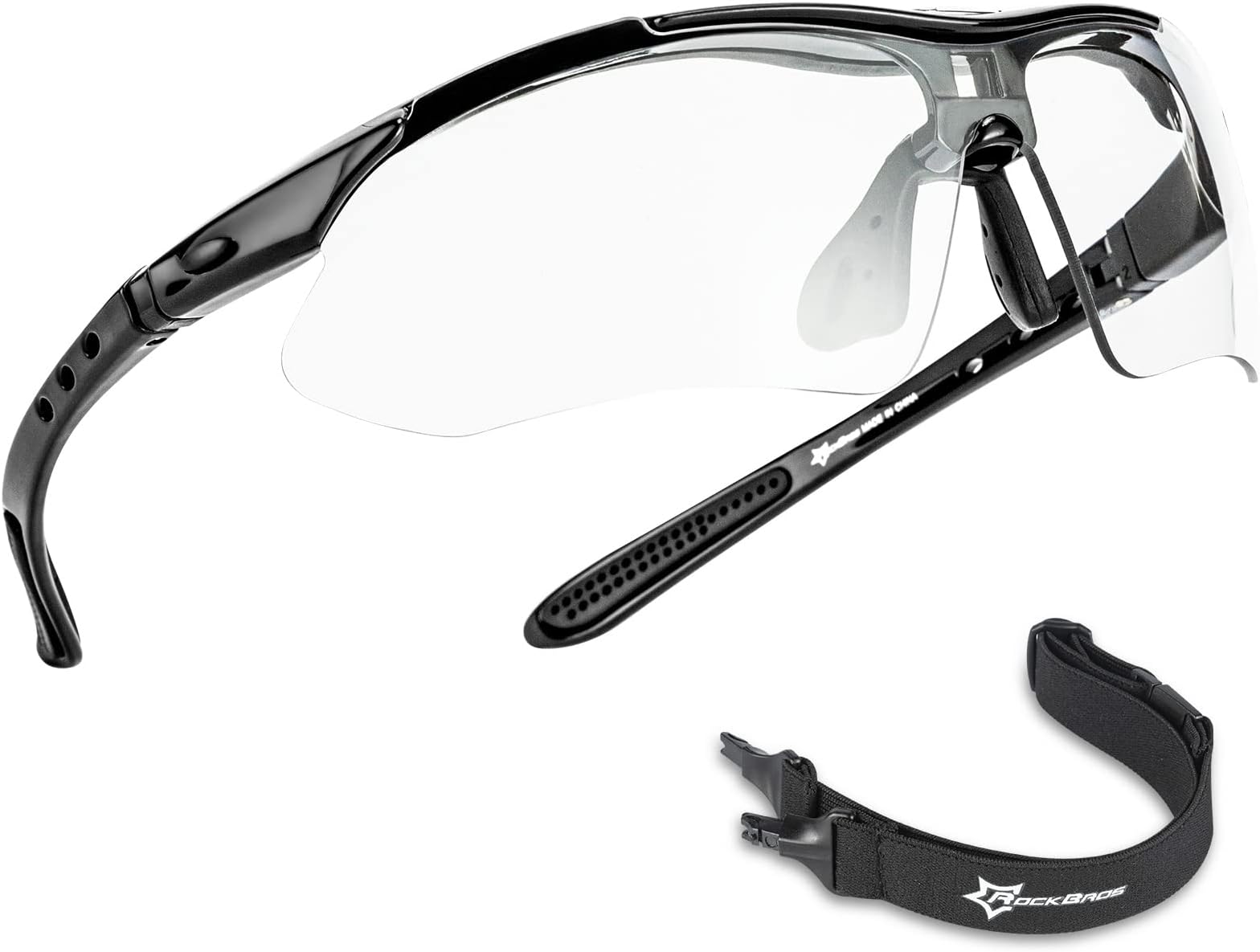 ROCKBROS Photochromic Outdoor Sport Sunglasses UV 400 Protection Cycling Sunglasses TR90 Frame Riding Ski Goggles Eyewear for Driving Running Climbing Fishing Baseball