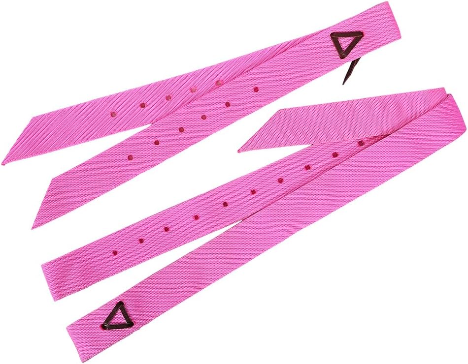 HILASON Premium Single Nylon Cinch Tie Strap and Off Billet Set | Saddle