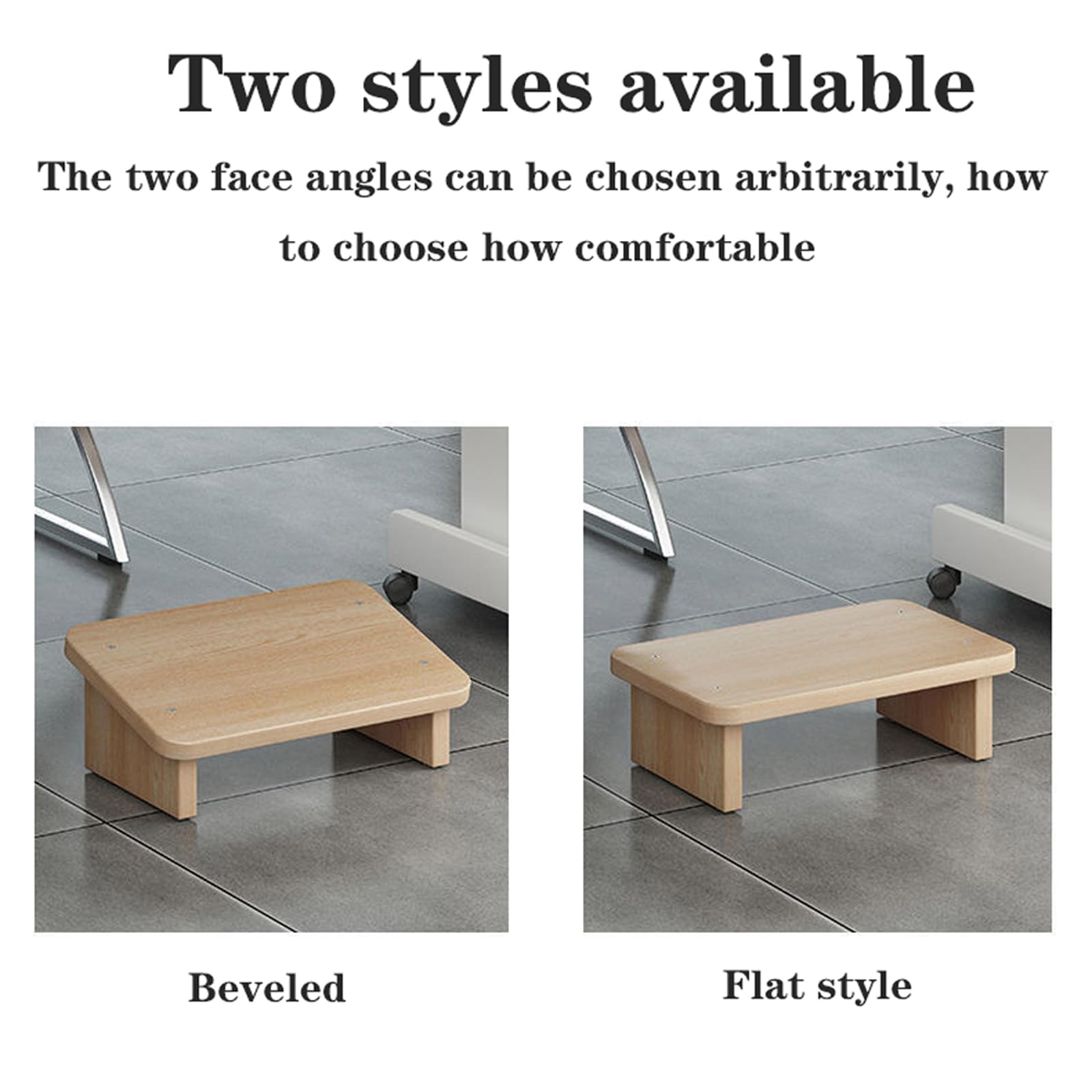 Poggiapiedi in legno, poggiapiedi da ufficio, poggiapiedi da scrivania, poggiapiedi, sollievo dalla fatica, antiscivolo, decompressione, ergonomico