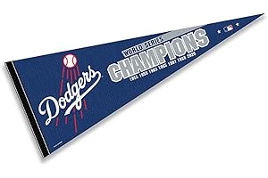WinCraft Dodgers 7 Time Champions Pennant Flag: Celebrate the Legacy