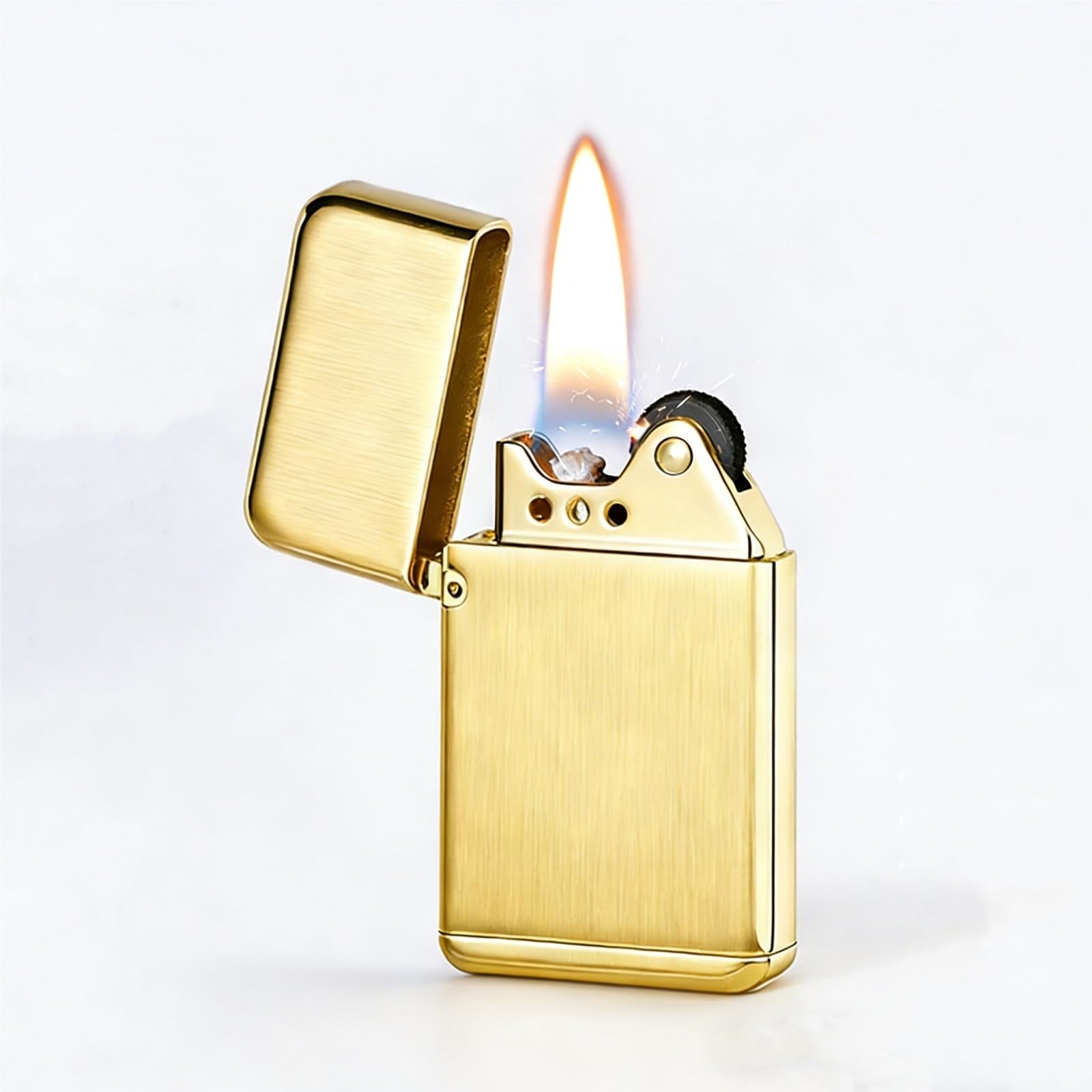 Encendedor retro de queroseno elegante en caja de regalo para coleccionistas