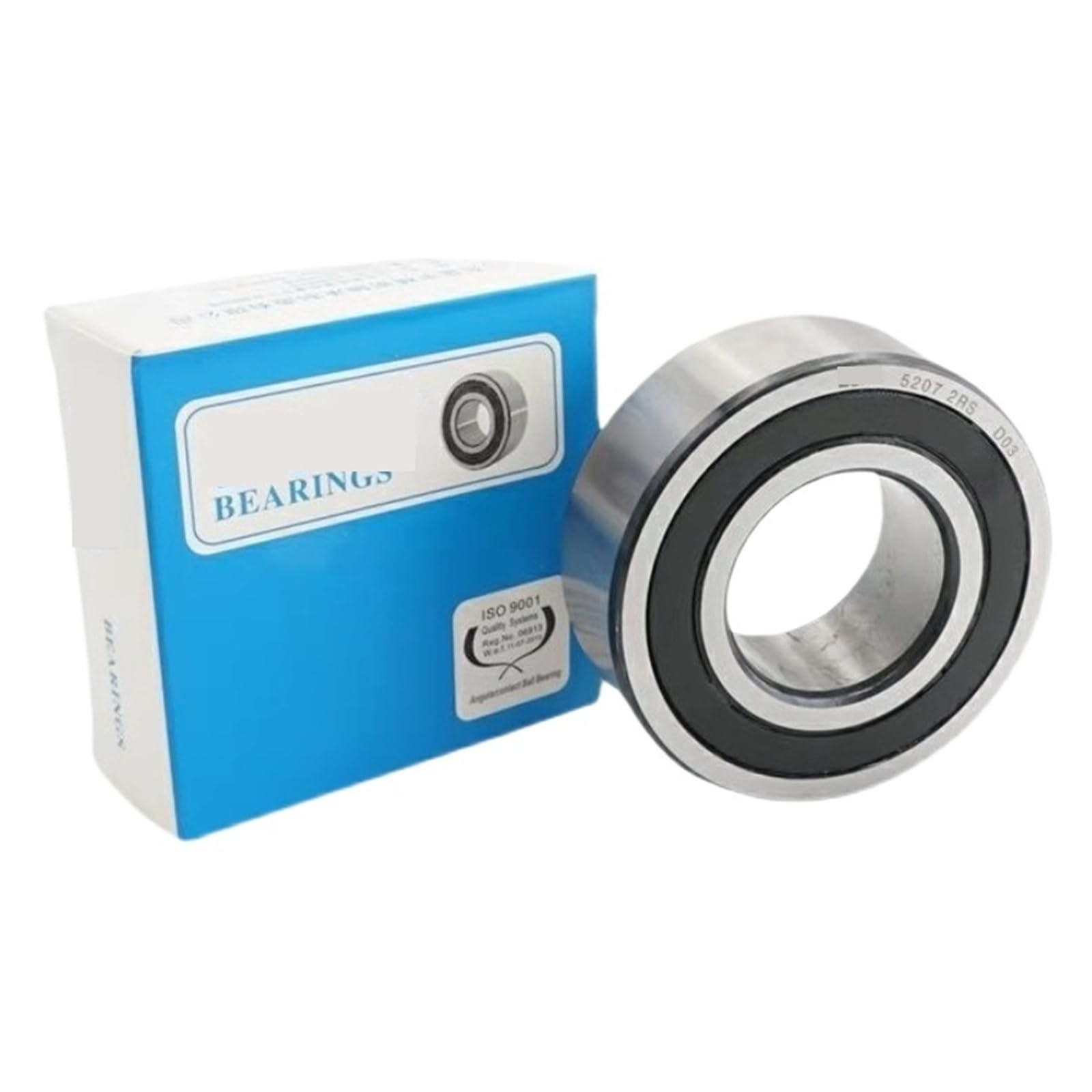 Rodamiento de bolitas de contacto angular DoubleRow de alta velocidad 5305-2RS 25 * 62 * 25.4MM