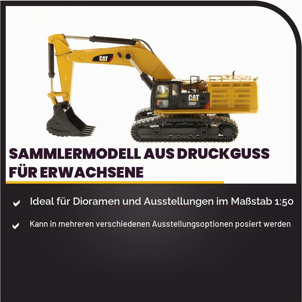 1:50 Caterpillar 390F L Hydraulischer Bagger - High Line Serie von Diecast Masters - 85284
