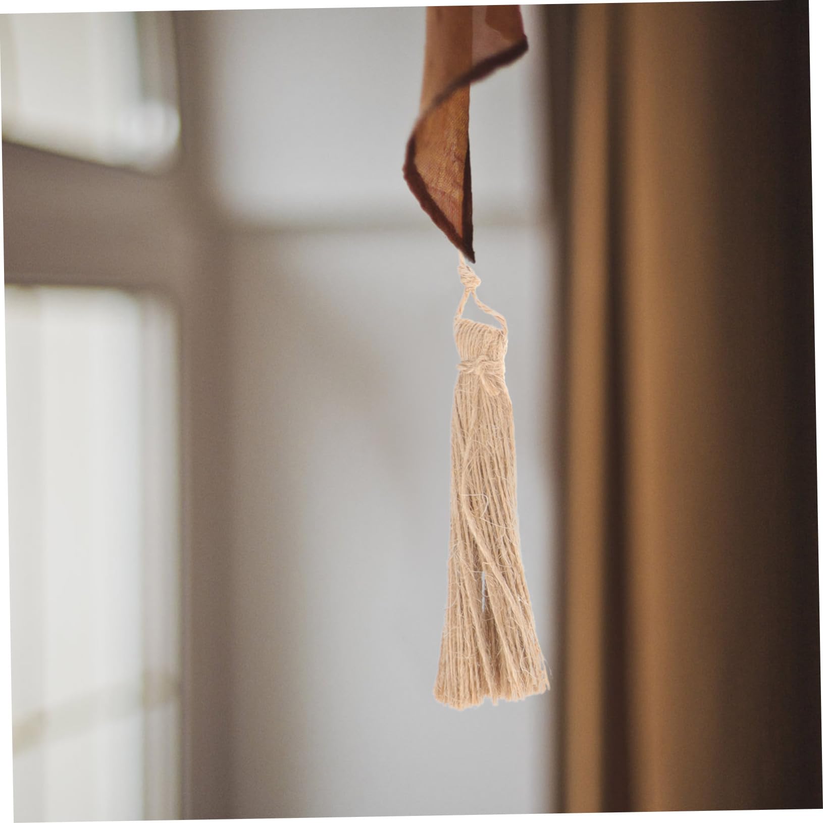 12 Natürliche Jute-Quasten – 10 Cm Lang, Für Basteln, Deko, Hochzeit, Weihnachten, Geschenke