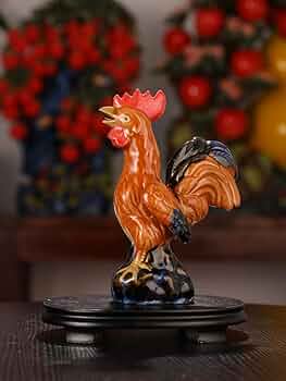 雄鶏 装飾品 工芸品 美術品 置物 雄鶏 装飾品 工芸品 美術品 置物 風水 鶏 干支 酉 銅の鶏 雄鶏