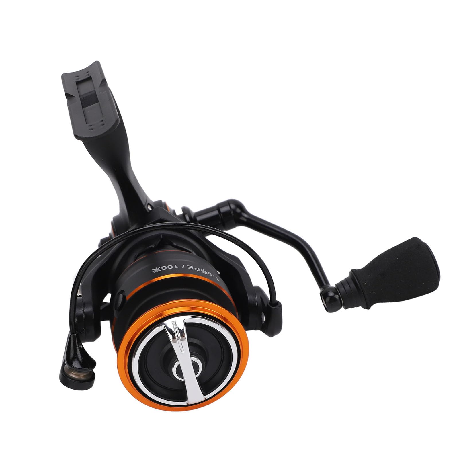 CHICIRIS Moulinet Spinning, Corps en Carbone Léger avec Rapport de Vitesse 5.2:1 Haute rigidité, Poignée Ergonomique Confortable, avec Sac de Rangement pour la Pêche