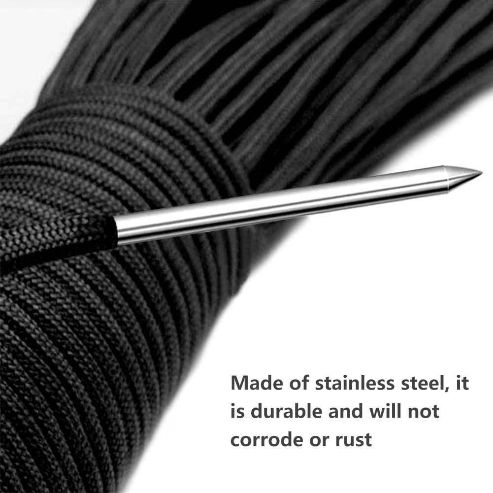 Kit Aiguilles Paracorde 5 Pièces - Acier Inoxydable Avec Outil De Lissage Pour Bracelets DIY