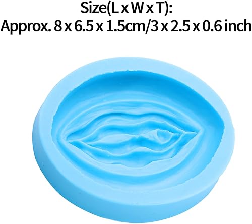 Miniatura 7 de YOOJIA Molde de chocolate con forma genital para mujer, moldes novedosos para hacer dulces, molde de silicona, bandeja de gelatina, fondant,