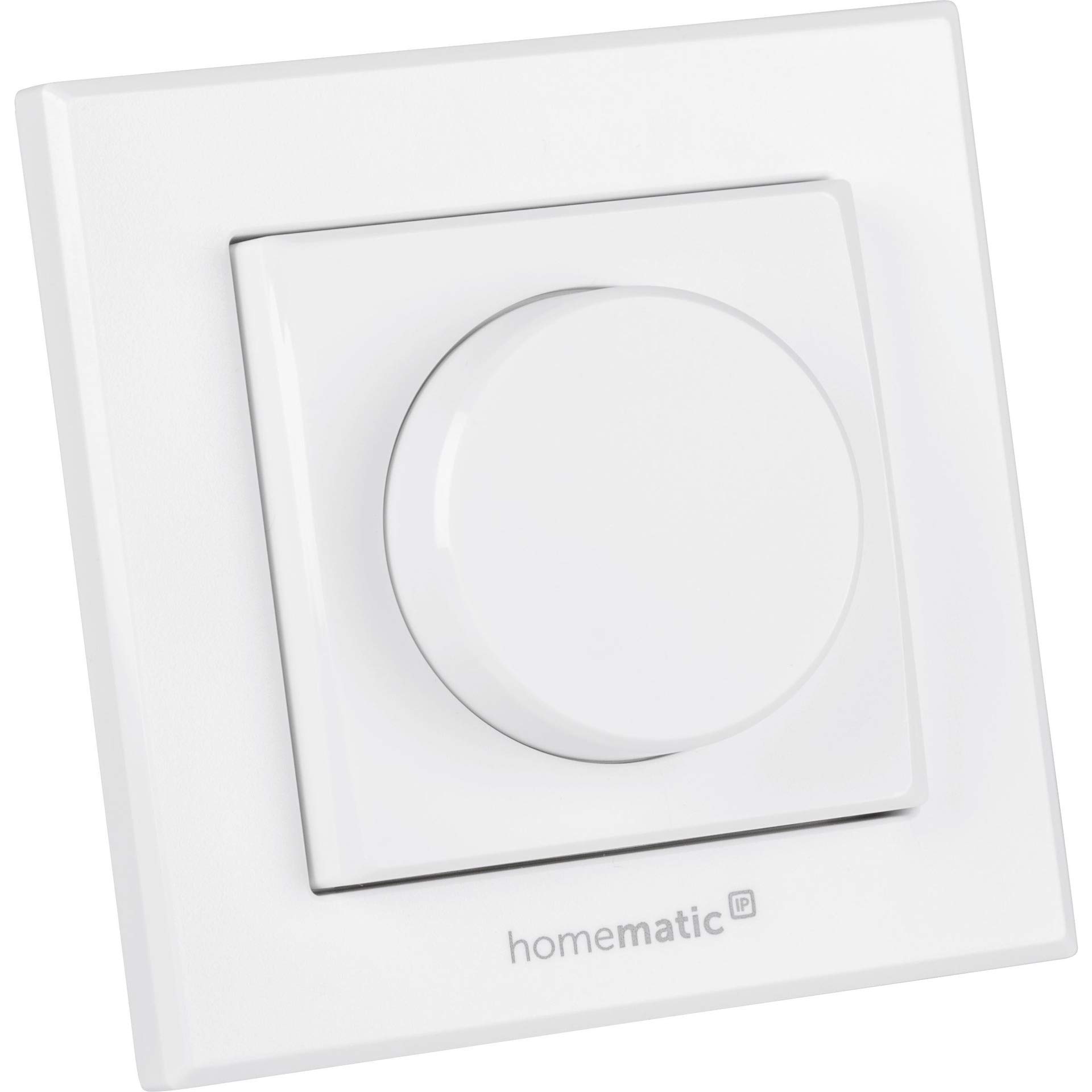 Homematic IP Smart Home 154888A0 - Interruptor Giratorio para Atenuación Con Regulador de Intensidad, Universal, Inalámbrico